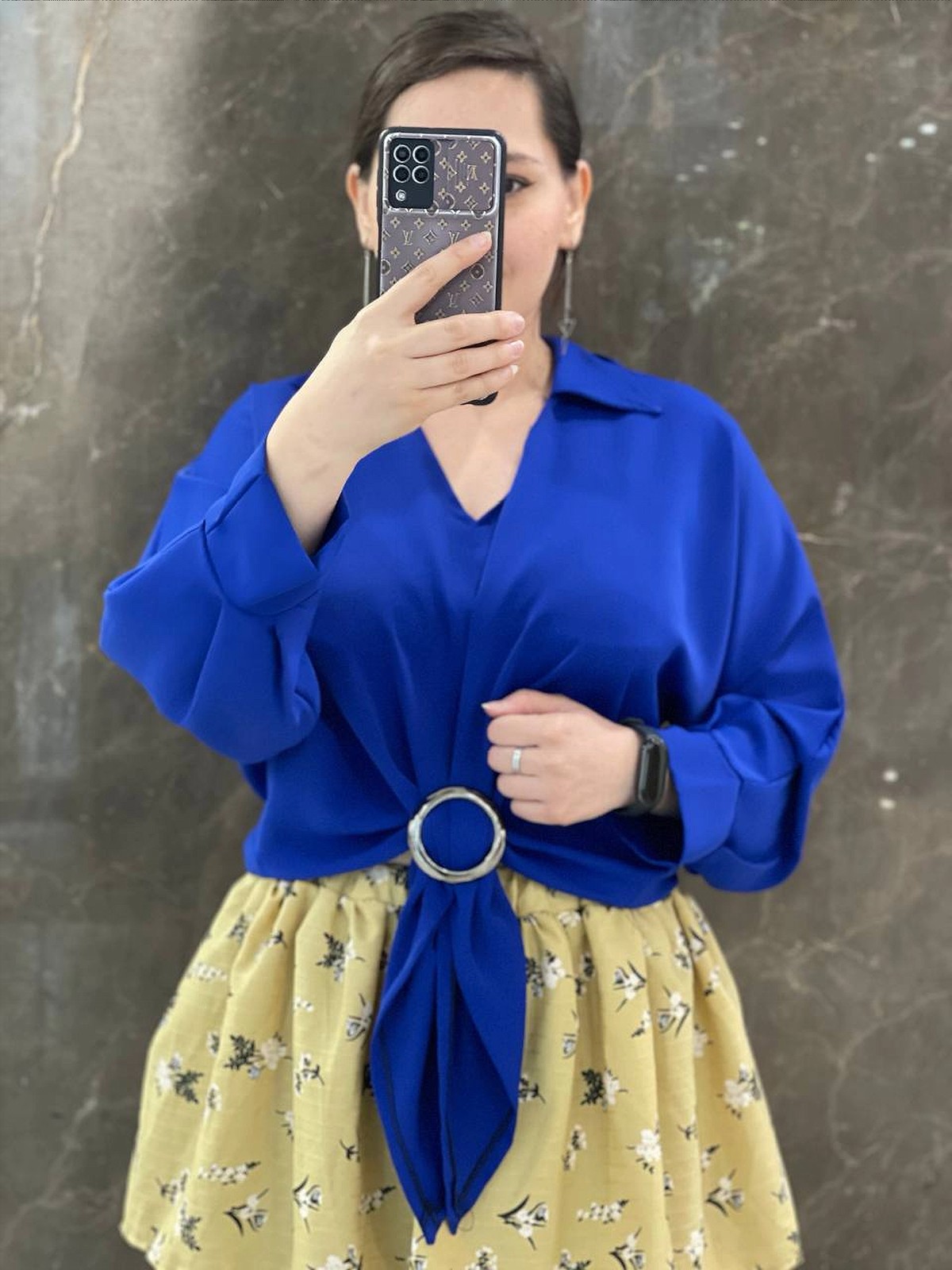 شومیز الیزه گره ای - Image 3