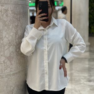 شومیز نگینی جلو دکمه